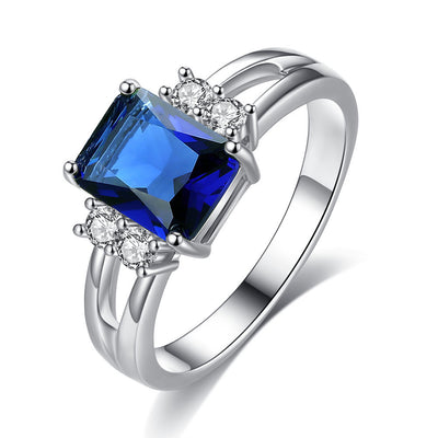 Women's Fashion Square Zircon Ring