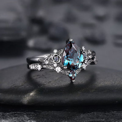 Women's Double-layer Flower Ring Vintage