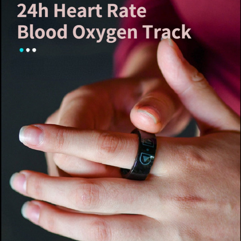 Smart Ring Heart Rate Blood Oxygen Detection Bluetooth Connection